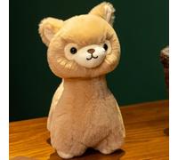 OUKEYI Alpaca Plush Toy, 11.8""/30cm Stuffed Animal Alpaca Doll Plushie Hug Pillow Soft Fluffy Cushion Super Christmas Valentine Gift, Birthday (Brown)