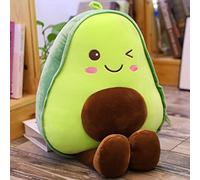 OUKEYI Avocado Plushie Toy,Throw Pillow Fruit Stuffed Plush Toy, 3D Fruit Plush Stuffed Cotton Pillow for Car Sofa Decoration, Lovely Gift for Kid Pet （45 cm）
