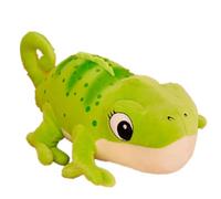 OUKEYI Cute Chameleon Stuffed Animal, Green Chameleon Plush Toy, 11.8 Inches