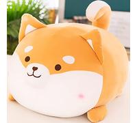 OUKEYI Cute Corgi Dog Plush Toy, Stuffed Soft Animal Cartoon Cushion, Plush Toy Gifts for Girl Boy (Brown, 11.8inch)