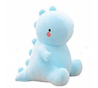 OUKEYI Cute Dinosaur Plush Toys, Fat Dinosaur Stuffed Animals Toys Dolls, Soft Plush Stuffed Animal Dino Plushie, Birthday Gifts for Kids Girls Boys Blue (12 inch Blue)