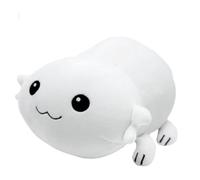OUKEYI Cute Moopsy Plush Toy,Moopsy Plush，Axolotl Stuffed Animal Plushies Birthday Christmas Stocking Stuffers White salamander plush toyChoice for Boys Girls（25cm）