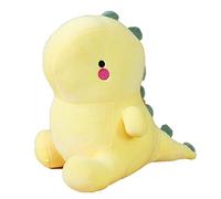 OUKEYI Cute Stuffed Dinosaur Toy Plush Doll Soft Stuffed Animals Dino Plushie Soft Birthday Gifts for Kids Girls Boys pink 11.8 inch (yellow) …