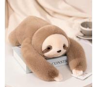 OUKEYI Cute Weighted Plush Animals - Panda Teddy Bear Dinosaur Stuffed Toys, Hugging Pillow for Anxiety Relief & Sleep Support for Kids & Adults 30cm (Sloth)