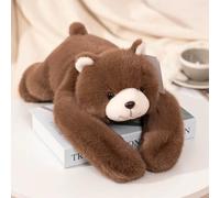 OUKEYI Cute Weighted Plush Animals - Panda Teddy Bear Dinosaur Stuffed Toys, Hugging Pillow for Anxiety Relief & Sleep Support for Kids & Adults (raccoon 45 cm)