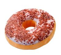 OUKEYI Donut Seat Cushion -Donut Throw Pillow Made with Super Soft & Ultra Premium Fabric,Home Office Chair Cushion for Long Sitting Work 15.7" (Tiramisu)