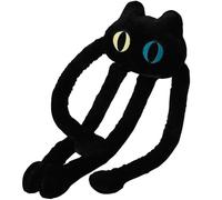 OUKEYI Long Legs Octopus Cat Plush Pillow,39"/100cm Cute Black Cat Stuffed Animals Kawaii Soft Black Cat Plush Toy, Gift for Men Women Kids