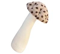 OUKEYI Mushroom Plush Pillow - 30inchPlush Mushroom Shaped Stuffed Long Pillow - Cute Mushroom Stuffed Toy - Christmas Birthday Sofa Home Decoration (Light brown)