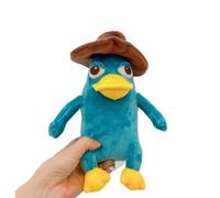 OUKEYI Perry The Platypus Plush, Platypus Plush Toy for Cartoon Fans Gift,Beautiful Platypus Stuffed Plushies Doll,Soft Stuffed Pillow for Kids' Room Decor, 25cm