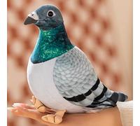 OUKEYI Pigeon Plush Toy, 20cm/7.8” Realistic Pigeon stuffed animal, Pigeon Stuffed Doll, Lifelike Bird Plushie for Kids, Gift for Children's Day & Education