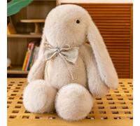 OUKEYI Plush Bunny,35cm cute rabbit plush toy,Huggable Rabbit Stuffed Animal for Boys and Girls,Great Gifts on Baby Shower,Birthday,Easter,Christmas (Beige)