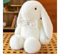 OUKEYI Plush Bunny,35cm cute rabbit plush toy,Huggable Rabbit Stuffed Animal for Boys and Girls,Great Gifts on Baby Shower,Birthday,Easter,Christmas (white)