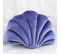 OUKEYI Shell Pillows,Seashell Shaped Accent Throw Pillows,Cute Clam Pillow for Sofa Bed Couch Chair Home Living Room Bedroom Office Cushion Floor Pillow (13 X 10 in) (violet)