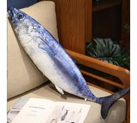 OUKEYI Soft Fish Cushion Pillow,Simulation tunas Plush Pillow Stuffed Toy Throw Pillow for Home Decoration Gift Kids Pillow Stuffed Animal Toy (23.6inch/ 60cm)