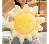 OUKEYI Soft Sun Plush Pillow Stuffed Toy Throw for Home Deco Gift Kids Stuffed Animal Toy,Sun Shape Chair Cushion Sofa Cushion Car Pillow (45cm/17.7 in)