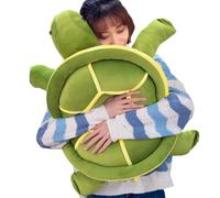 OUKEYI Turtle Plush Toy, Soft Turtle Teddy Pillow Stuffed Animals Ocean, Big Stuffed Gift for Kids Birthday Valentines Deco (35cm)