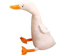 OUKEYI White Swan Stuffed Animal, Funny duck Plush Doll, Soft Pillow Cushion Cute Goose Plush Toy Stuffed Animals Toy Gifts for Kids (65 cm/25.6 inch