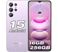 OUKITEL C1 Pro Mobile Phones (2025) - 16GB+256GB/1TB, Android 15 Smartphone, 5150mAh, 6.52" HD+ Display, 13MP Camera, Dual 4G SIM Free Unlocked Mobile Phone, 3 Card Slots/Fingerprint/3.5mm Jack