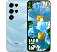 OUKITEL C2 Smart Phone 2025 - Slim 6.52" HD Screen, 5000mAh Long Battery, 16GB+128GB Expandable 1TB, Dual 4G SIM Free Unlocked Mobile Phones, 13MP Camera/Face Unlock/Blue
