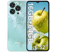 OUKITEL C3 SIM-Free & Unlocked Mobile Phones - 16GB RAM+64GB ROM/1TB, 5000mAh Battery, 6.52" Display, Android 14 Smartphone, 13MP Camera, 4G Dual SIM Android Phone, Face ID/3.5mm Headphone Jack