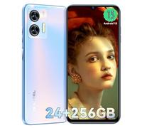 OUKITEL C35 Mobile Phones Android Smartphone, 24GB RAM(12+12)+256GB ROM, 6.56" HD+, 50MP+8MP, Android 13, 5150mAh, 4G Dual SIM Free Unlocked, Face/Fingerprint ID, GPS, BT 5.0, Blue