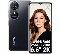 OUKITEL C38 Mobile phones - 24GB+256GB/1TB Smartphone,6.6" HD+ Large Screen,48MP+32MP Camera,5150mAh Battery,4G Dual SIM Free Unlocked Mobile Phones,Face ID/NFC/Fingerprint/GPS,Black