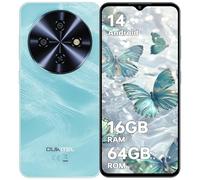 OUKITEL C5 Mobile Phone, 16(4+12) GB RAM+64GB ROM/TF 1TB Smartphone, 6.52'' Waterdrop Display Phones, 5000mAh Battery, 13MP + 5MP Camera, 4G Dual SIM Android Phone, Face ID/3.5mm Jack/GPS/BT5.0, Blue