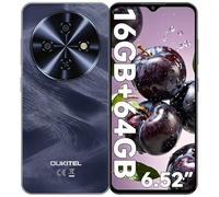 OUKITEL C5 Smartphone Without Contract - 16GB (4+12) + 64GB/1TB Mobile Phone Without Contract, 6.52 Inch Mobile Phone Cheap, 5000 mAh Battery, 13MP + 5MP Camera, 4G Dual SIM Simlock-free Mobile Phones