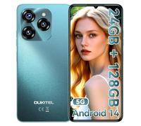 OUKITEL C50 5G Smartphone- Android 14 Mobile phone 5150mAh Battery & 10W,24GB + 128GB(1TB) Gaming phone,6.8" HD+ Display, 50MP+5MP Camera, Sim-Free & Unlocked Mobile Phones, FaceID/Fingerprint/GPS/OTG