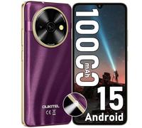 OUKITEL C59 Smartphone Without Contract, Android 15, 10000 mAh Mobile Phone Without Contract, 6.88 Inch 90Hz Simlock-Free Mobile Phones, 16GB + 128GB, 120LM Torch, 13MP + 5MP Camera, Dual 4G SIM
