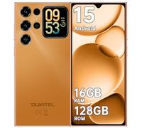 OUKITEL C62 Android Phones - Android 15 Smartphone, 6.88" HD+ 5150mAh Large Battery, 16GB RAM+128GB ROM, 4G Mobile Phones Dual SIM Free Unlocked, Face ID/GPS/OTG