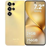 OUKITEL C68 Mobile Phone, 7.2" 120Hz Display, 24GB RAM+256GB ROM/TF 1TB Smartphone, 6000mAh Battery Android 15 Phones, 64MP+8MP Camera, 4G Dual SIM Phone, NFC/GPS/BT5.0/Fingerprint/Face ID, GOLD