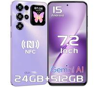 OUKITEL C68 Plus Mobile Phones - 24GB+512GB/1TB, 7.2" Display & 1.81" Sub-Screen, Android 15 Smartphone, 64MP Camera, 6000mAh Battery Phone, 4G Dual SIM Free Mobile Phone, NFC/Fingerprint/Face ID