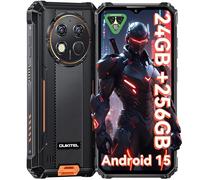 OUKITEL G1 Rugged Smartphone - Android15, 24GB RAM+256GB ROM+1TB,10600mAh Battery,48MP Camera,6.52" Rugge phone,IP68/69K Waterproof 4G Dual Sim-free&Unlocked Mobile Phones,NFC,OTG,GPS,2025 (Orange)