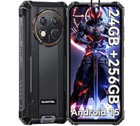 OUKITEL G1 Rugged Smartphone - Android15, 24GB RAM+256GB ROM+1TB,10600mAh Battery,48MP Camera,6.52" Rugge phone,IP68/69K Waterproof 4G Dual Sim-free&Unlocked Mobile Phones,NFC,OTG,GPS,2025 (Black)