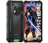 OUKITEL G1 Rugged Smartphone - Android15, 24GB RAM+256GB ROM+1TB,10600mAh Battery,48MP Camera,6.52" Rugge phone,IP68/69K Waterproof 4G Dual Sim-free&Unlocked Mobile Phones,NFC,OTG,GPS,2025 (Green)