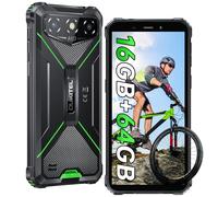 OUKITEL G3 Rugged Smartphone 2025, 6" Display Mobile Phones, 64GB ROM/TF 1TB, 6300mAh Battery Rugged Phone, 13MP Camera, 4G Dual SIM, IP68/IP69K Waterproof Phone, Face ID/GPS/3.5mm Jack, Green