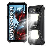 OUKITEL G5 Rugged Smartphone 2025-16GB+128GB/TF 1TB, 900LM Dual Camping Light, 6'' Display SIM-Free & Unlocked Mobile Phones, 6300mAh Battery, 13MP Camera, 4G Dual SIM Phone/IP68/IP69K/GPS/3.5mm Jack