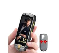 OUKITEL K16 Mini Smartphone Android 13 Pocket Small Phone 48MP+8MP Camera 3.5 inch HD+ Display 14GB+128GB/Expandable 1TB 3050mAH 10W Fast Charge, 4G Dual SIM Smartphone Face ID/NFC/GPS/OTG Black