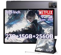 OUKITEL OKT3 10.51 Inch tablet Android 13, 15(8+7) GB + 256GB (TF 2TB), 8250mAh Tablet,18W, 16MP+8MP Camera, 4 Stereo Speakers, 1920x1200 FHD+, Dual SIM 4G LTE/5G WiFi/OTG/Stylus, Gaming Tablet