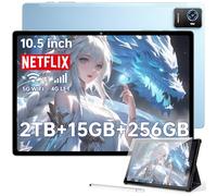 OUKITEL OKT3 Android 13 Tablet, 10.51'' tablet, 15(8+7) GB + 256GB (TF 2TB), 8250mAh,18W, 16MP+8MP Camera, 4 Stereo Speakers, 1920x1200 FHD+, Dual SIM 4G LTE/5G WiFi/OTG/, Stylus, Gaming Tablet, Blue