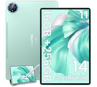 OUKITEL OT12 Android 14-2K 11 Inch Tablet with Pen, 16(4+12) GB RAM + 256GB ROM (1TB TF), 8000mAh Battery, SIM Card, Octa-Core, 13MP Camera, 4G LTE, 5G WiFi, TÜV, GPS