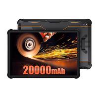 OUKITEL RT2 Rugged Tablet - 10.1 Inch Tablet, 20000mAh Large Battery, 8GB RAM+128GB ROM(TF 1TB), Android 12, 16+16MP Camera, IP68 Waterproof Tablet Dual SIM 4G Dual SIM, 5G-WiFi, OTG, GPS
