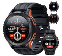 OUKITEL Smart Watch for Men, Mens Smart Watches with Bluetooth Call, 1.43" AMOLED Smartwatch with Heart Rate SpO2 Sleep Monitor, 100+ Sports Mode, Wa