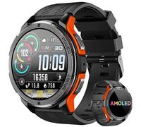 OUKITEL Smart Watch for Men, Military Watches Waterproof 1.43’ AMOLED Touchscreen Answer/Make Calls, Fitness Tracker with 24H Heart Rate Blood Oxygen Sleep Monitor 100+ Sports Modes, for Android & iOS