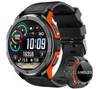 OUKITEL Smart Watch for Men, Military Watches Waterproof 1.43’ AMOLED Touchscreen Answer/Make Calls, Fitness Tracker with 24H Heart Rate Blood Oxygen Sleep Monitor 100+ Sports Modes, for Android & iOS