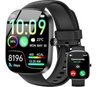 OUKITEL Smart Watch for Men Women, 1.91" HD Smart Watch(Answer/Make Call), Fitness Watch with 140+ Sports Modes, IP68 Waterproof, Heart Rate/Sleep/Spo2 Monitor/Pedometer, Smartwatch for Android iOS
