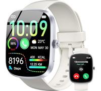 OUKITEL Smart Watch for Women Men, 1.91" HD Smartwatch Ladies with Answer/Make Calls, Heart Rate/Sleep/SpO2 Monitor, 140+ Sports Step Counter, IP68 Waterproof Activity Fitness Tracker for Android iOS