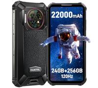 OUKITEL WP19PRO Rugged Smartphone Android 14-22000mAh Mobile Phones, 24(8+16GB) + 256GB, 6.8" Display Rugged Phone With 33MP Camera, IP68/IP69K Waterproof Phone, 4G Dual SIM/NFC/OTG/GPS/Face ID -Black