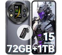 OUKITEL WP200 Pro Rugged Smartphone 5G - Android 15, 72GB(24+48) RAM+1TB ROM, 6.7" Rugged Phone, 8800mAh Android Phones, 108MP Camera, IP68/69K Waterproof Phone, 4G Dual SIM/NFC/OTG/GPS, 2025 (Grey)